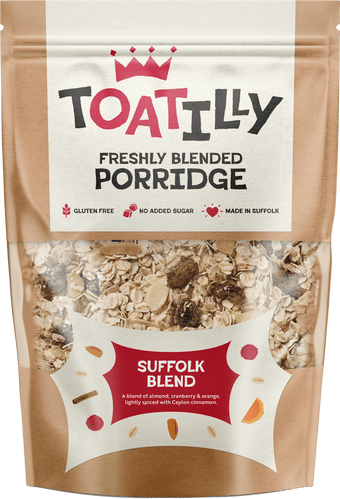 suffolk blend porridge in a pouch