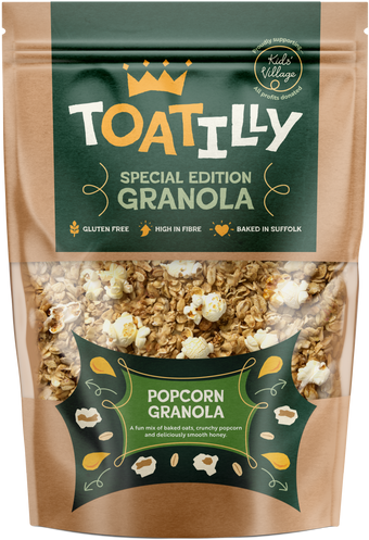 Freshly Baked Popcorn Granola - Oat & Honey
