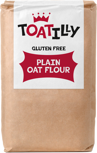 Pack of gluten free plain oat flour