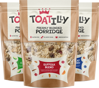 3 packs of freshly blended porridge