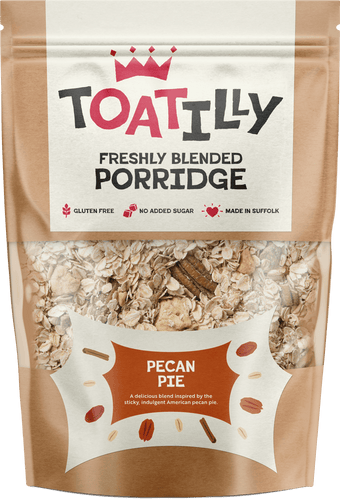 pecan pie porridge in a pouch